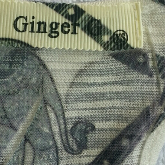 Ginger Black and White tank top - Picture 4 of 5